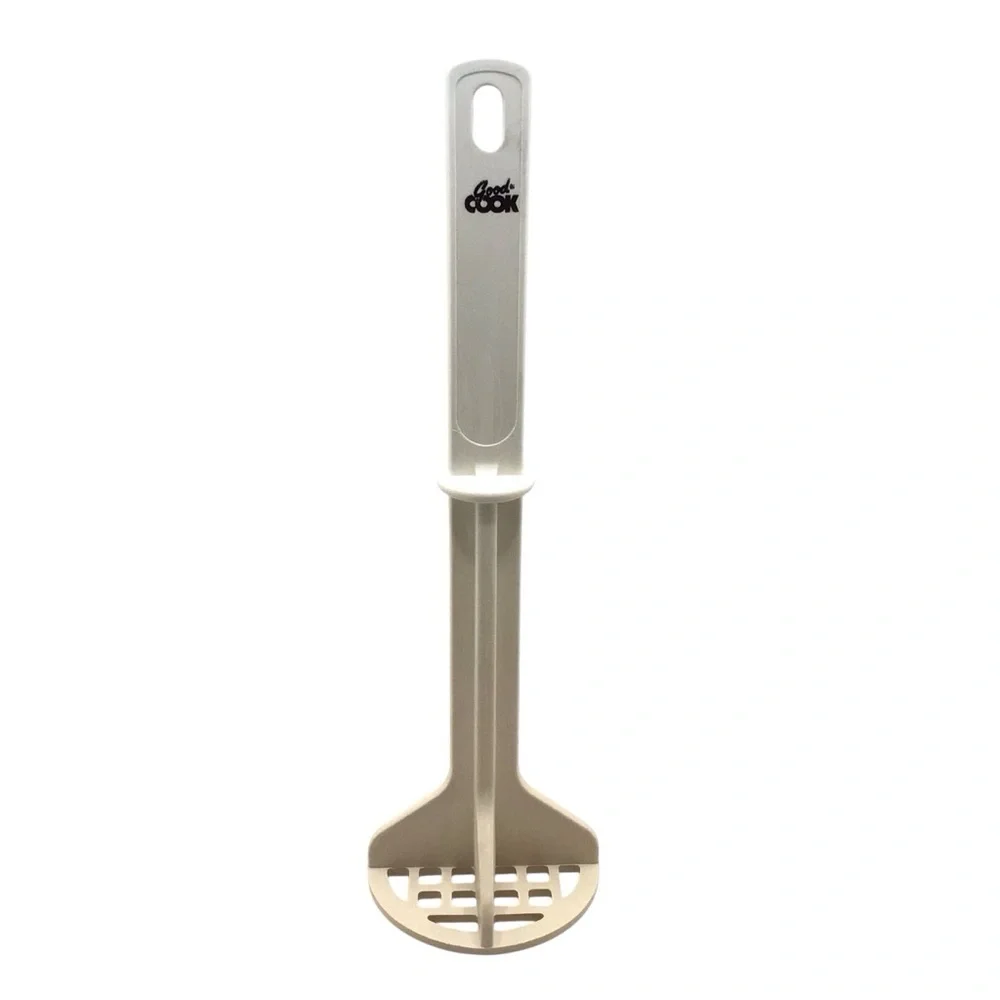 Vintage Good Cook Plastic Potato Masher Off White 10”